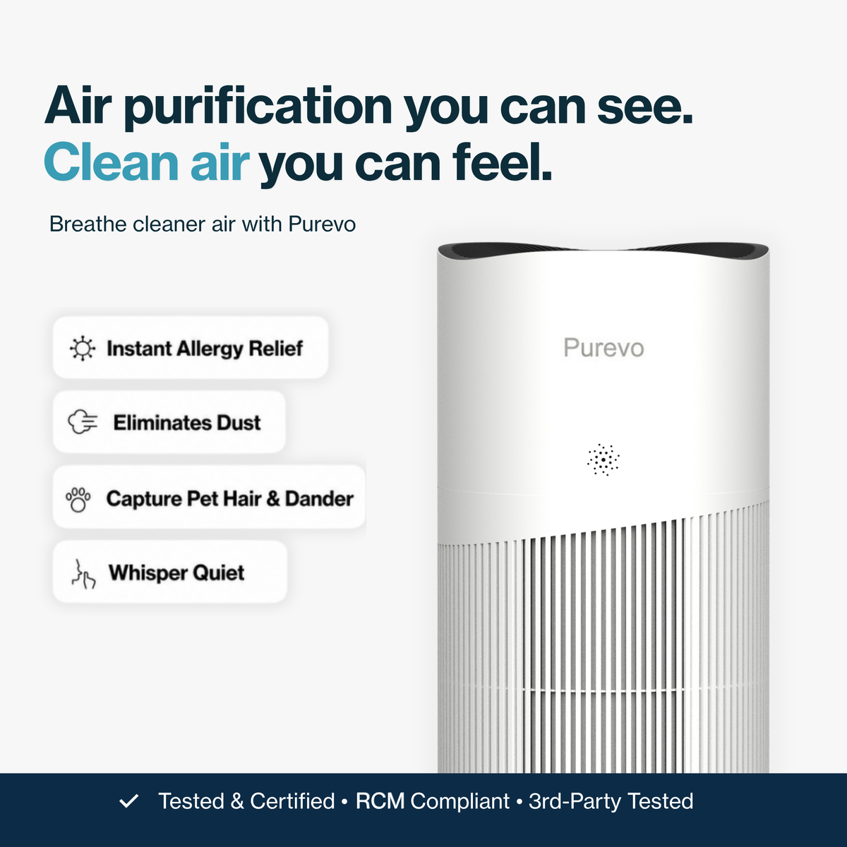 Purevo Air PRO™ HEPA Air Purifier