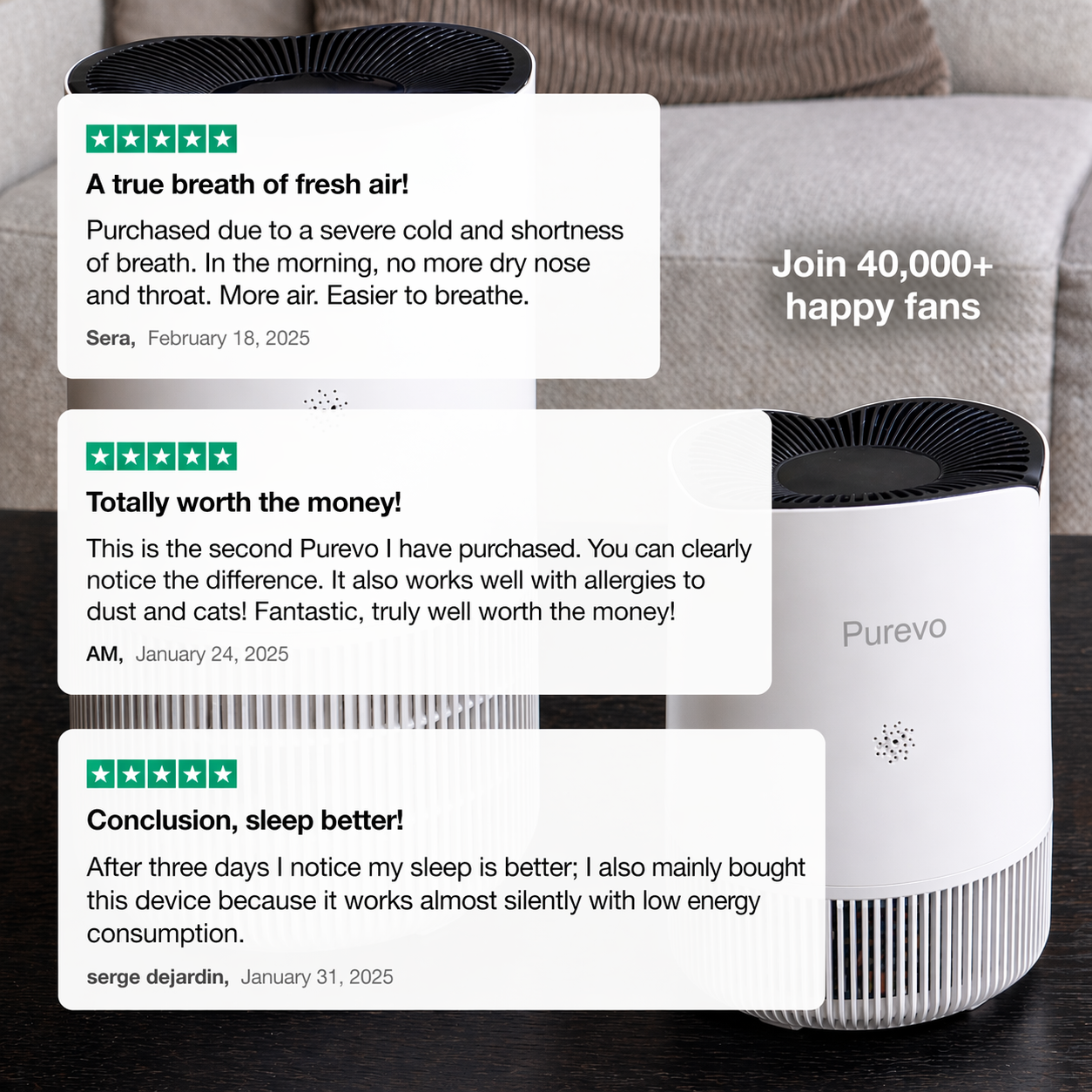 Purevo Air PRO™ HEPA Air Purifier